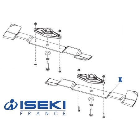 Lame Gauche ISEKI (521208)