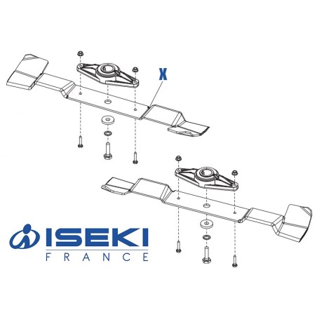 Lame Droite ISEKI (521207)