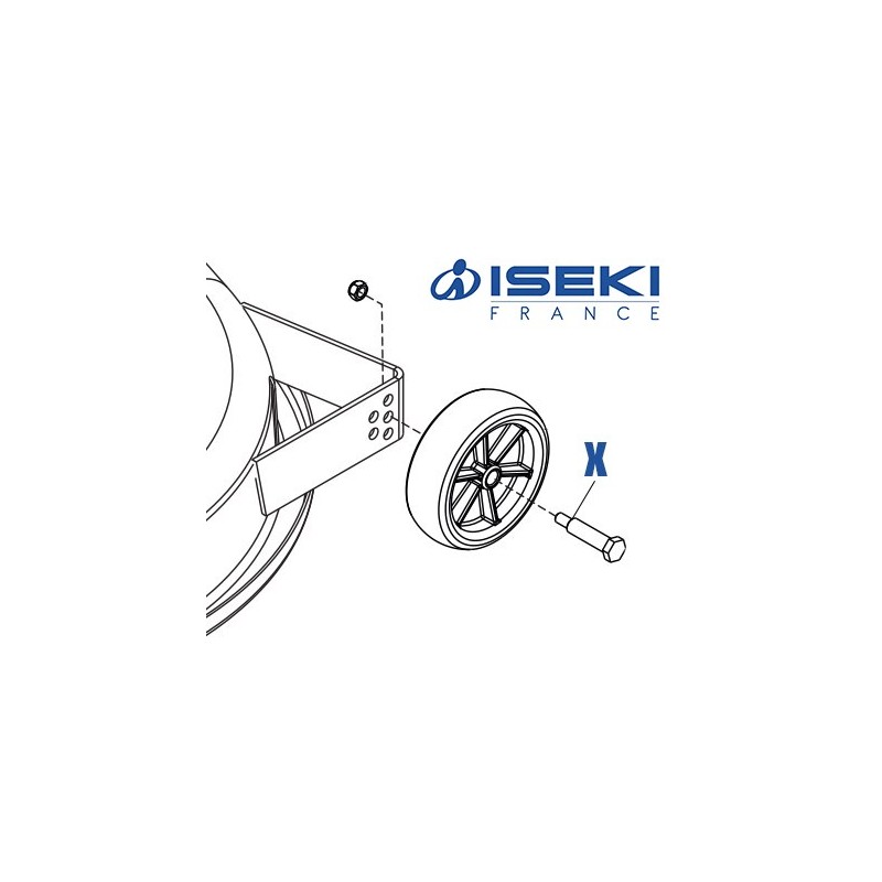 Axe de Roue ISEKI (52111030)