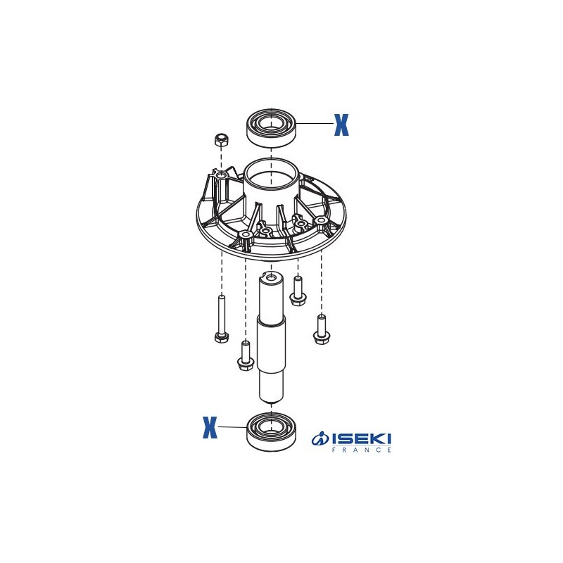 Roulement Moyeu ISEKI (476634)