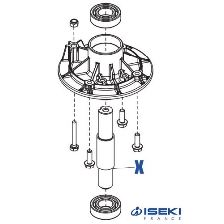 Arbre de Lame ISEKI (46835530)