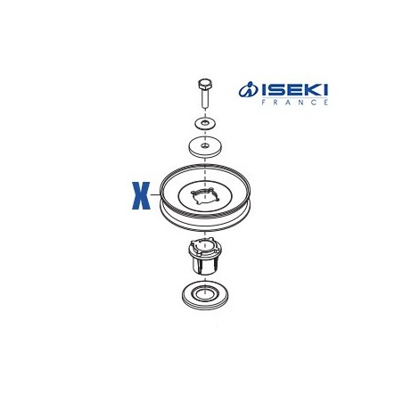 Poulie d'Entraînement ISEKI (468116)