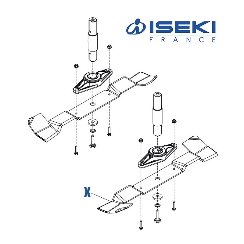 Lame Gauche ISEKI (461742)