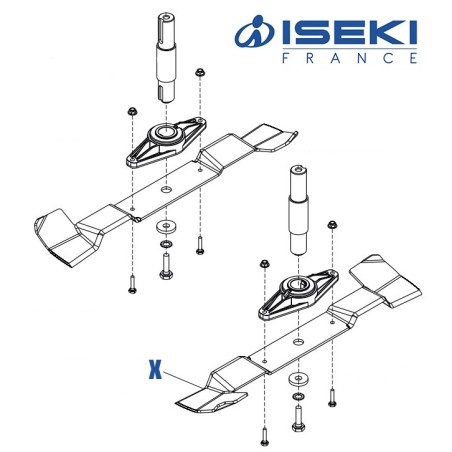 Lame Gauche ISEKI (461742)