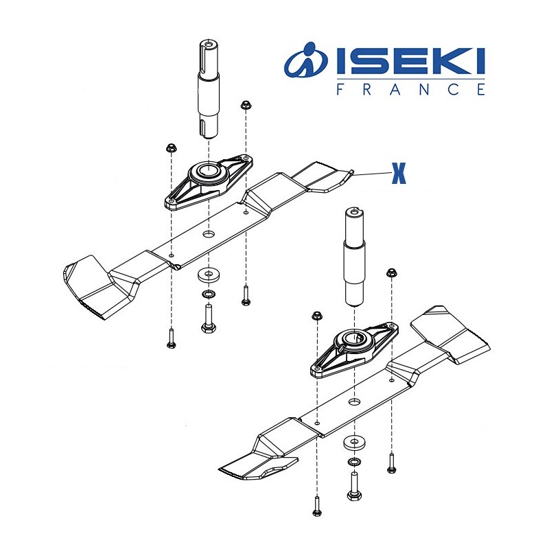 Lame Droite ISEKI (461743)