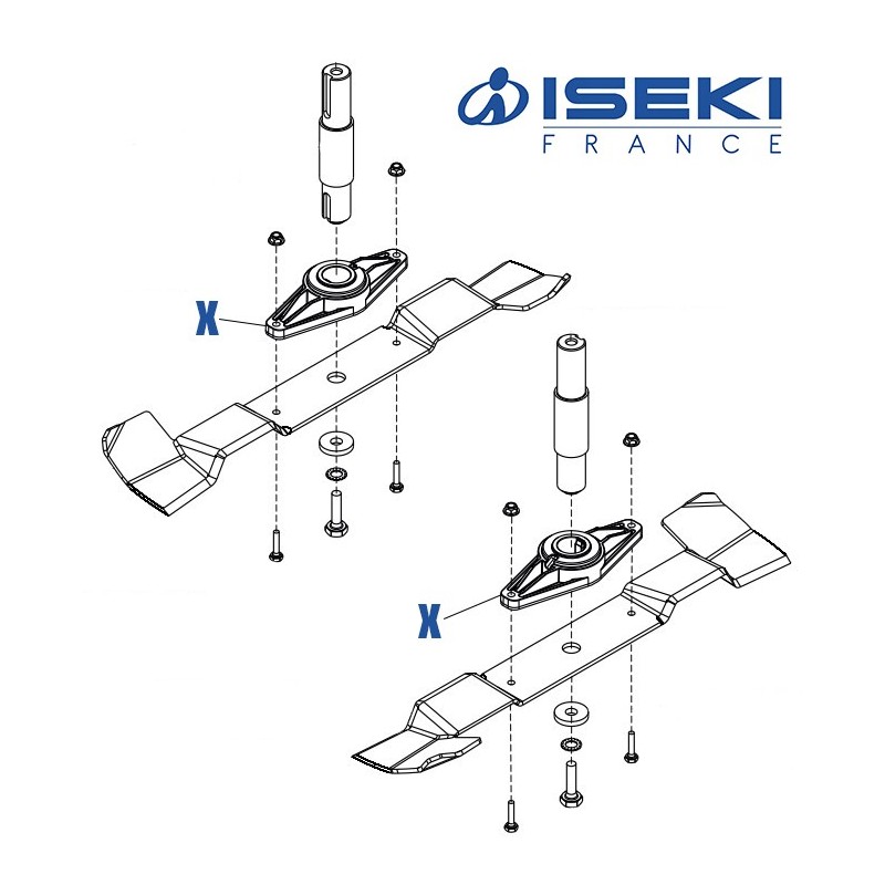 Support de Lame ISEKI (473337)