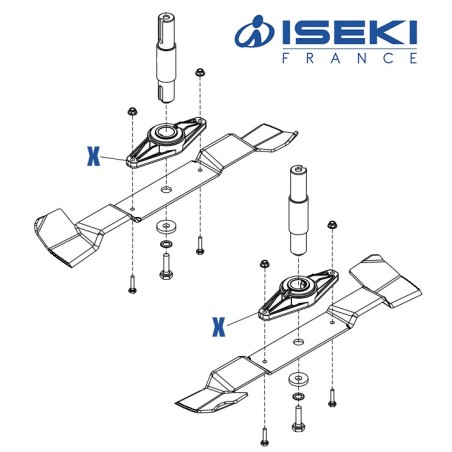 Support de Lame ISEKI (473337)