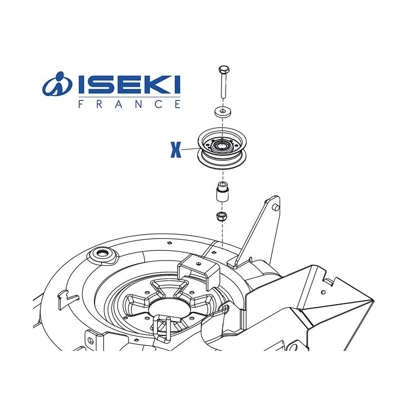 Poulie Tendeur ISEKI (473402)