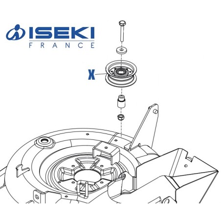 Poulie Tendeur ISEKI (473402)