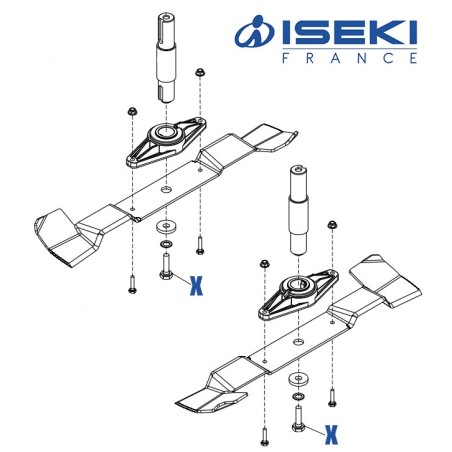 Vis de Lame ISEKI (705360)