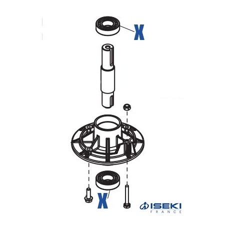 Roulement Moyeu ISEKI (476634)