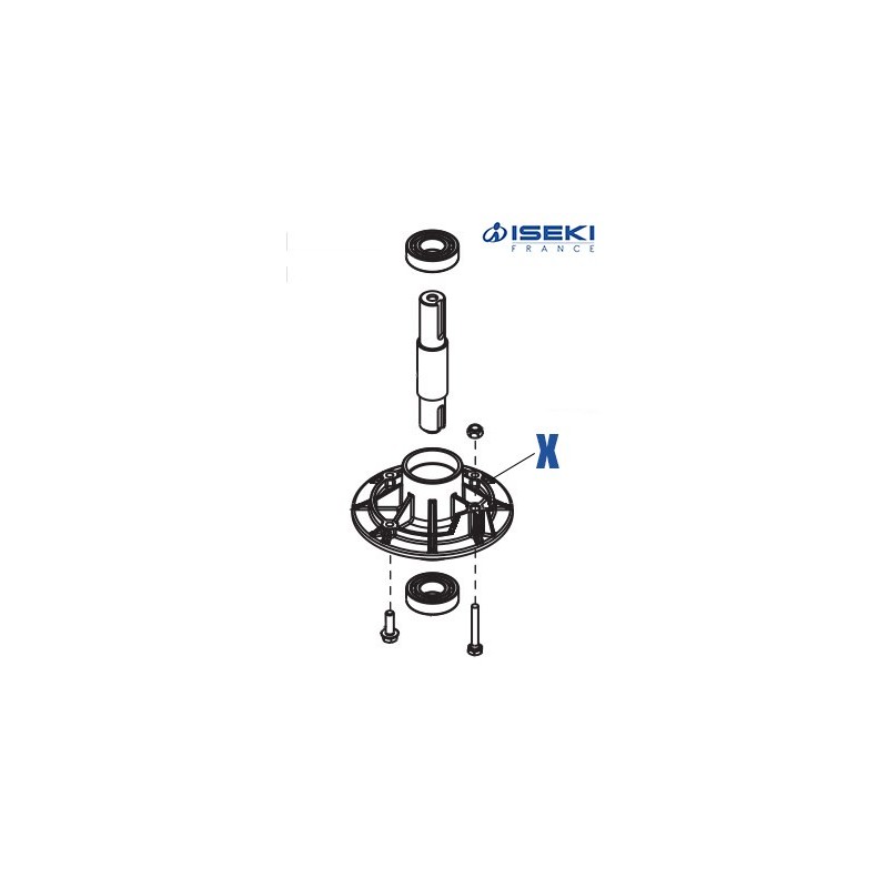 Moyeu de Lame ISEKI (514175)