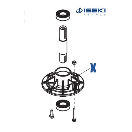 Moyeu de Lame ISEKI (514175)