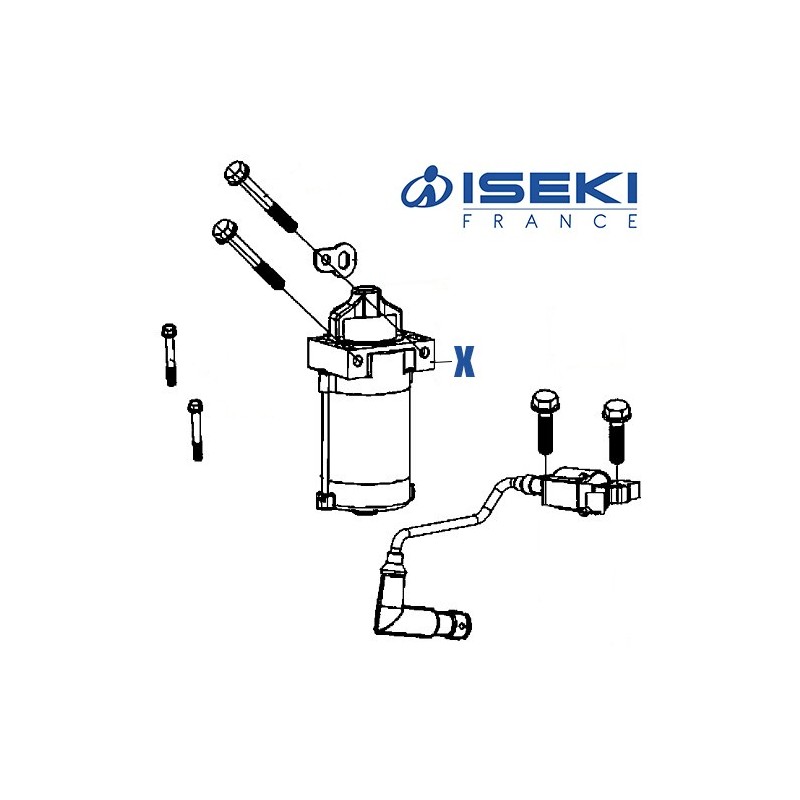 Démarreur ISEKI (418124)