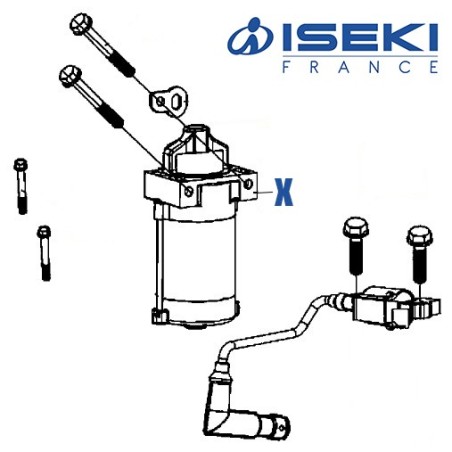 Démarreur ISEKI (418124)