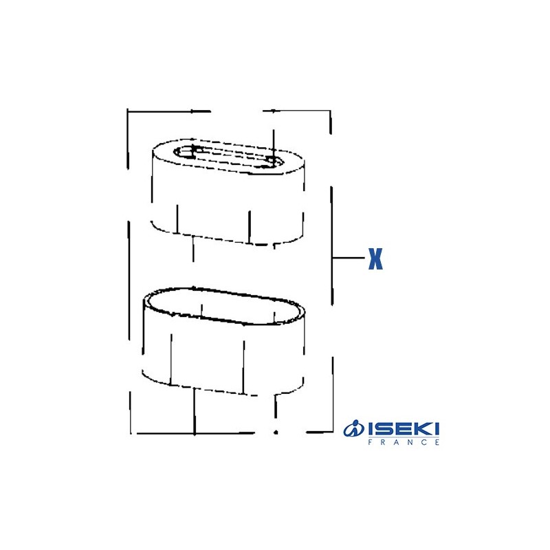 Filtre à Air ISEKI (418110)