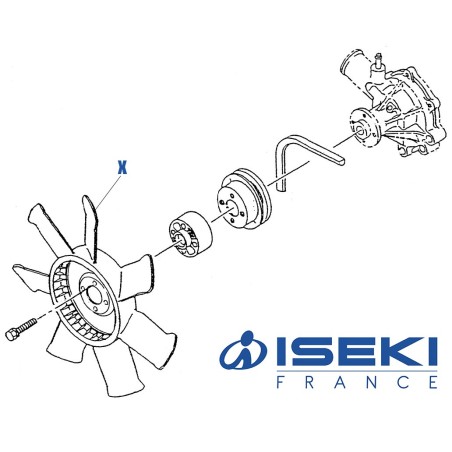 Ventilateur ISEKI (6213-660-006-00)