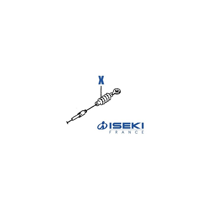 Câble Embrayage Avec Soufflet ISEKI (1593-332-051-30)