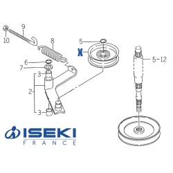 Poulie Tendeur ISEKI (8593-014-200-10)