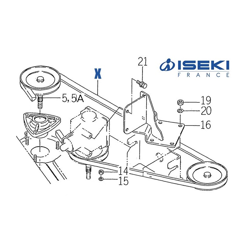 Courroie ISEKI (8595-203-002-20)