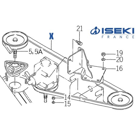 Courroie ISEKI (8595-203-002-20)