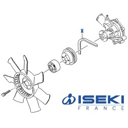 Courroie ISEKI (6213-671-012-00)