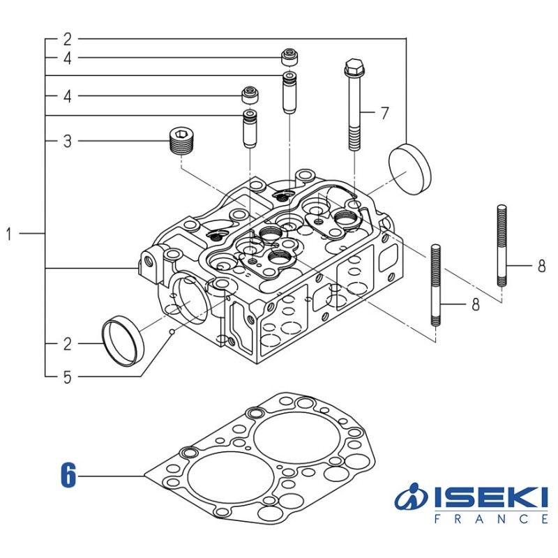 Joint de Culasse ISEKI (6211-141-016-10)