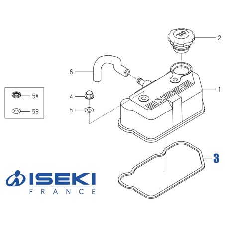 Joint Cache Culbuteur ISEKI (6211-173-004-00)