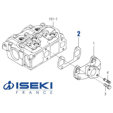 Joint d'Échappement ISEKI (6214-145-006-10)