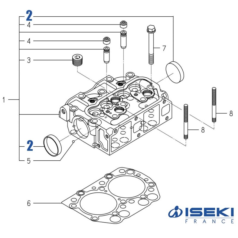 Pastille de Dessablage ISEKI (6911-129-006-00)