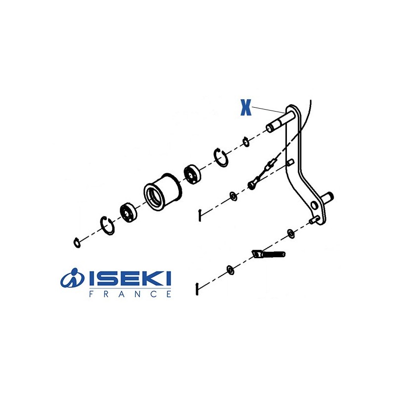 Levier Tendeur ISEKI (1782-334-410-00)