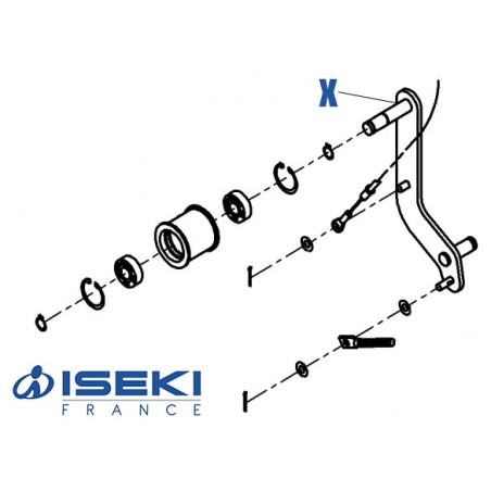 Levier Tendeur ISEKI (1782-334-410-00)