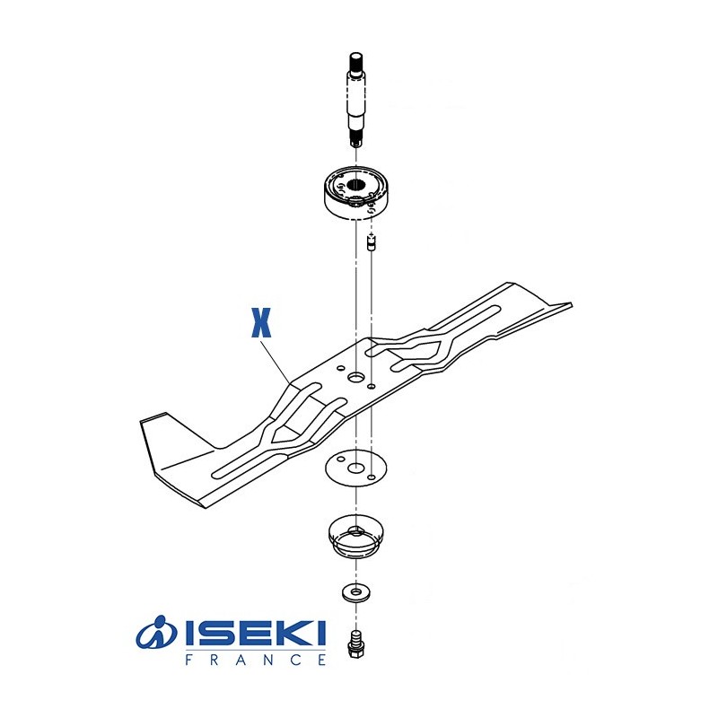 Lame Droite ISEKI (8670-306-002-20)