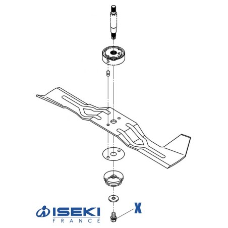 Vis de Lame ISEKI (V211-561-002-00)