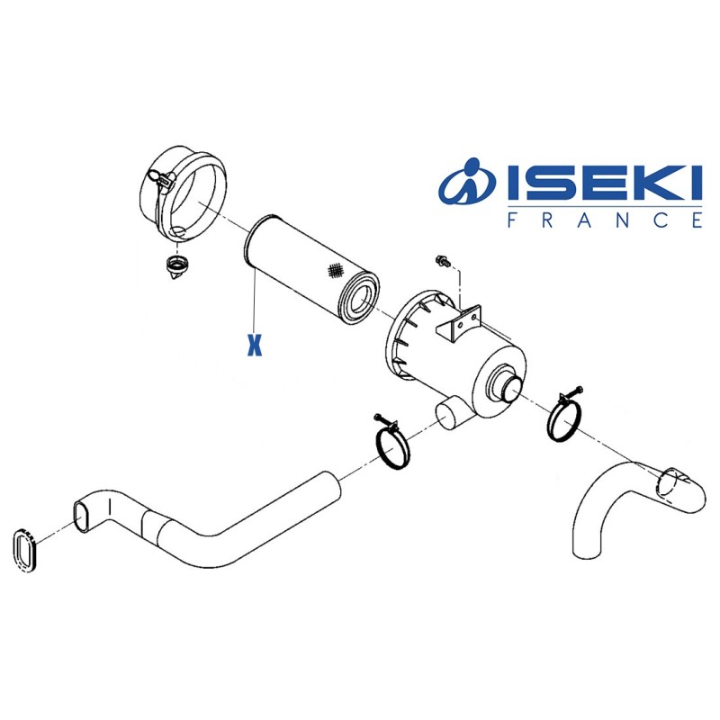 Filtre à Air ISEKI (1650-104-203-00/A)