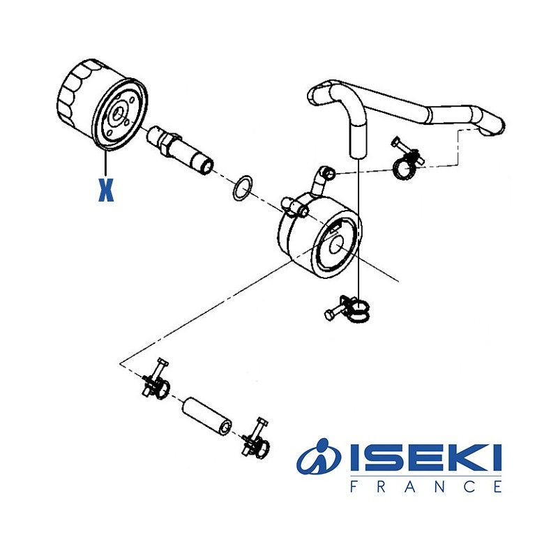 Filtre à Huile ISEKI (6213-240-011-00/A)