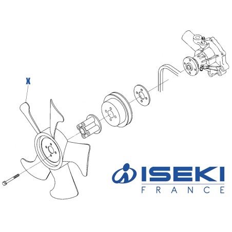 Ventilateur ISEKI (6213-660-023-00)