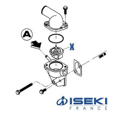 Thermostat ISEKI (6513-770-022-10)
