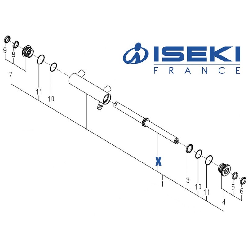 Axe de Piston ISEKI (K167-005-200-10)