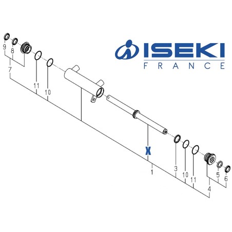 Axe de Piston ISEKI (K167-005-200-10)
