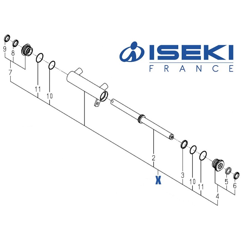 Vérin ISEKI (K167-005-000-20)