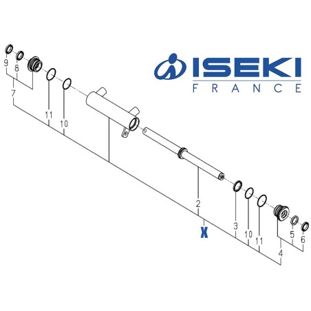 Vérin ISEKI (K167-005-000-20)