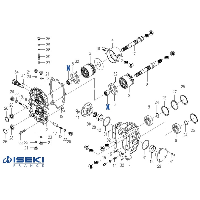 Pointeau ISEKI (K510-001-016-00)