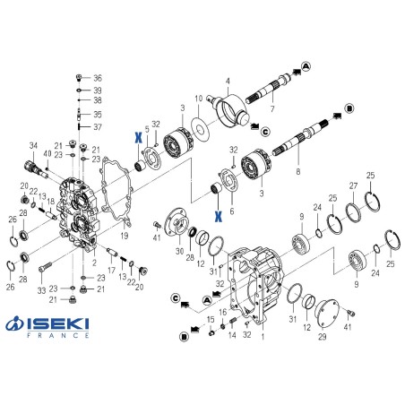 Pointeau ISEKI (K510-001-016-00)