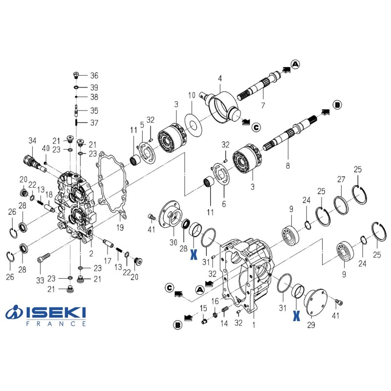 Bague ISEKI (K500-006-017-00)