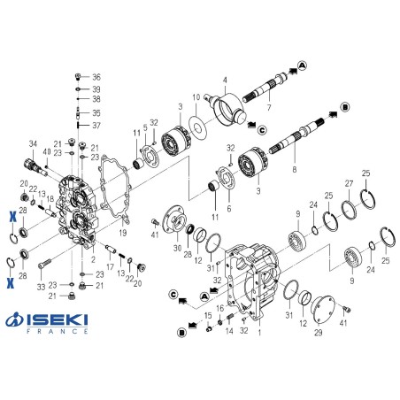 Circlip ISEKI (V705-140-032-00)