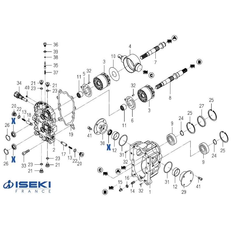 Bague d'Étanchéité ISEKI (K510-001-039-00)