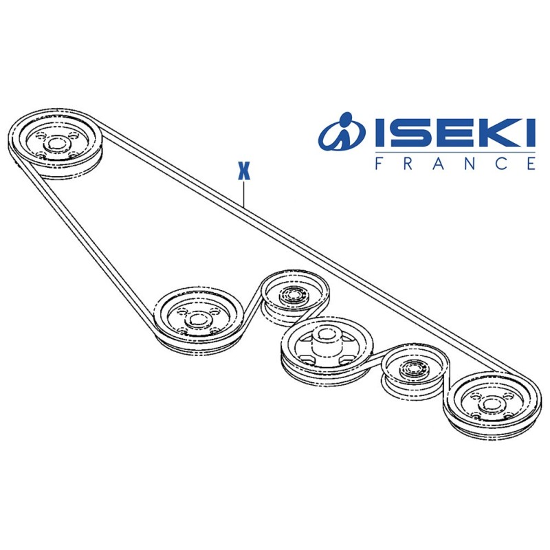 Courroie ISEKI (8657-203-067-00)