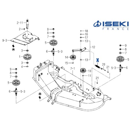 Ressort de Tendeur ISEKI (3737-341-006-00)