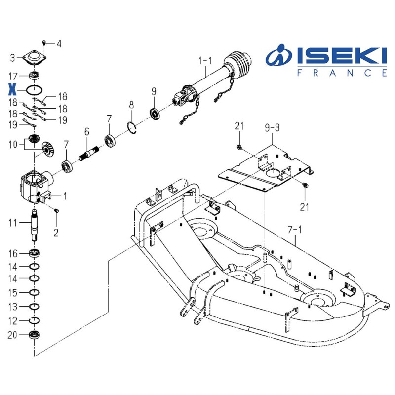 Joint de Couvercle ISEKI (V721-103-108-00)